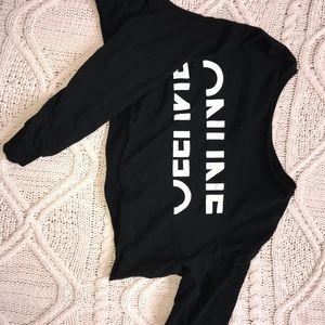 h&m cropped long sleeve
